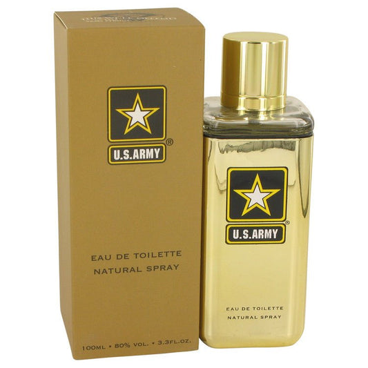 US Army Gold by US Army Eau De Toilette Spray 3.3 oz for Men - Thesavour