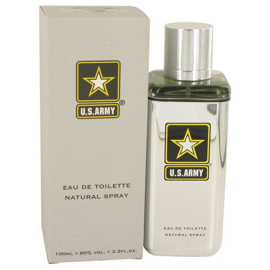 US Army Silver by US Army Eau De Toilette Spray 3.4 oz for Men - Thesavour