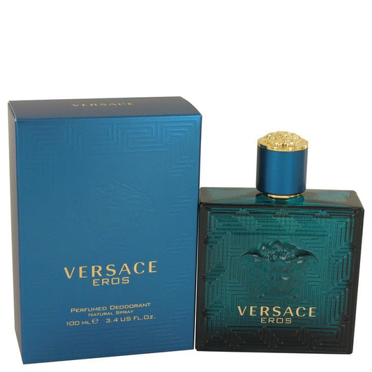 Versace Eros by Versace Deodorant Spray 3.4 oz for Men - Thesavour
