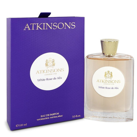 White Rose De Alix by Atkinsons Eau De Parfum Spray 3.3 oz for Women - Thesavour