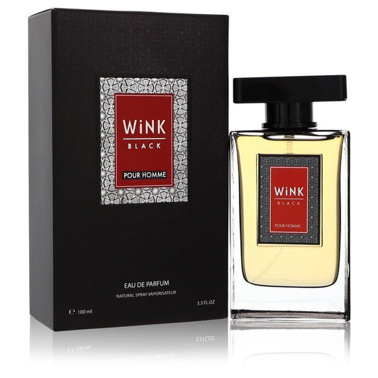Wink Black by Kian Eau De Parfum Spray 3.3 oz for Men - Thesavour