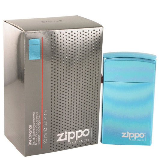 Zippo Blue by Zippo Eau De Toilette Refillable Spray 3 oz for Men - Thesavour