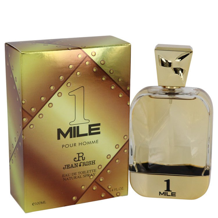 1 Mile Pour Homme by Jean Rish Eau De Toilette Spray 3.4 oz for Men - Thesavour