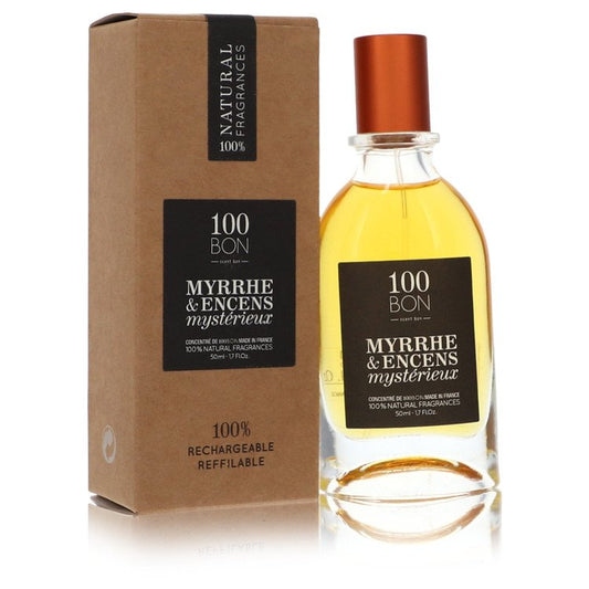 100 Bon Myrrhe & Encens Mysterieux by 100 Bon Concentree De Parfum Spray (Unisex Refillable) 1.7 oz for Men - Thesavour