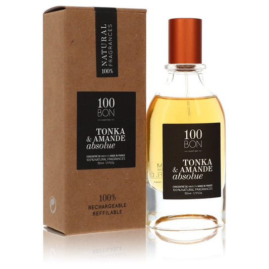 100 Bon Tonka & Amande Absolue by 100 Bon Concentree De Parfum Spray (Unisex Refillable) 1.7 oz for Men - Thesavour