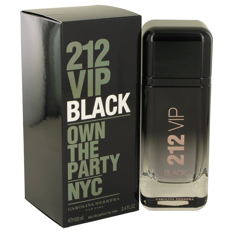 212 VIP Black by Carolina Herrera Eau De Parfum Spray (unboxed) 6.8 oz for Men - Thesavour