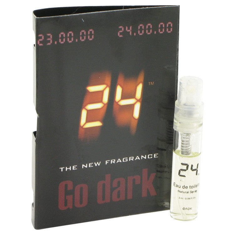 24 Go Dark The Fragrance by ScentStory Vial (sample) .04 oz for Men - Thesavour