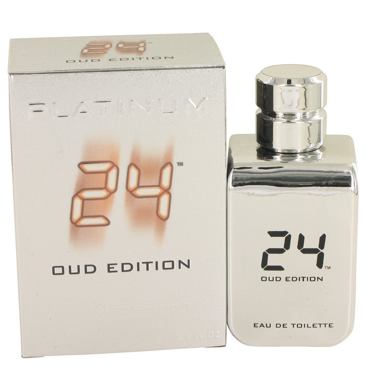 24 Platinum Oud Edition by ScentStory Eau De Toilette Concentree Spray (Unisex) 3.4 oz for Men - Thesavour