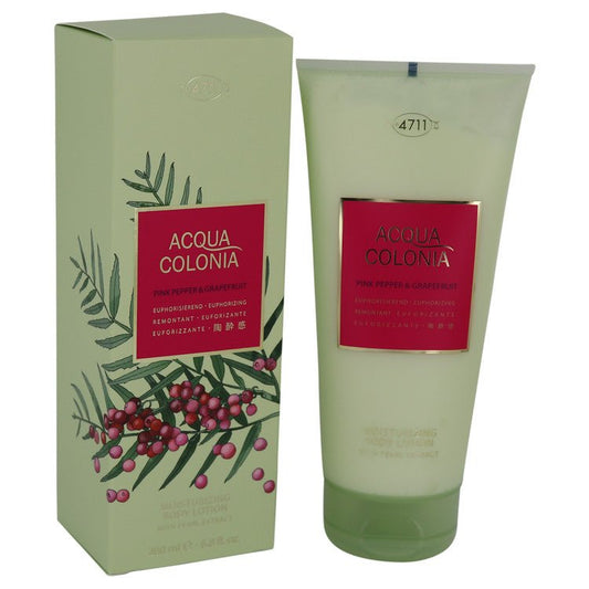 4711 Acqua Colonia Pink Pepper & Grapefruit by 4711 Body Lotion 6.8 oz for Women - Thesavour