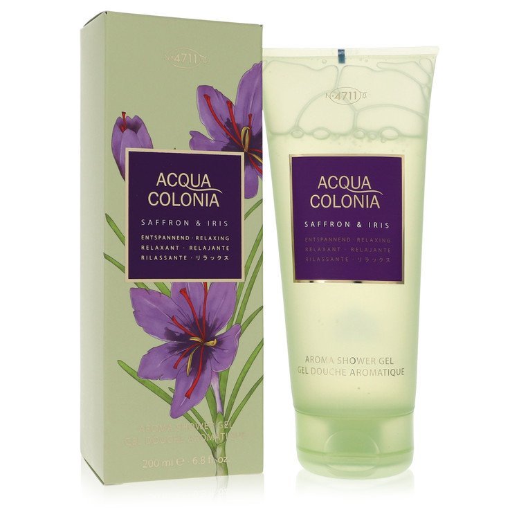 4711 Acqua Colonia Saffron & Iris by 4711 Shower Gel 6.8 oz for Women - Thesavour