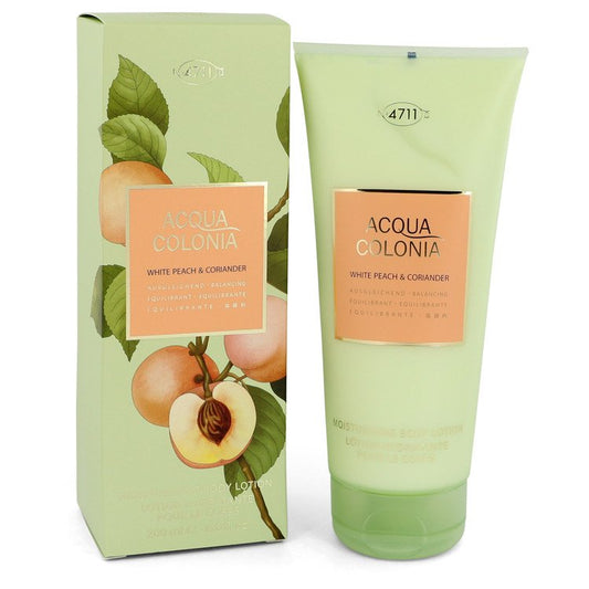 4711 Acqua Colonia White Peach & Coriander by 4711 Body Lotion 6.8 oz for Women - Thesavour