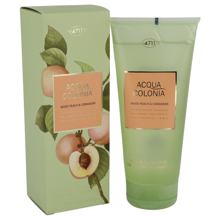 4711 Acqua Colonia White Peach & Coriander by 4711 Shower Gel 6.8 oz for Women - Thesavour