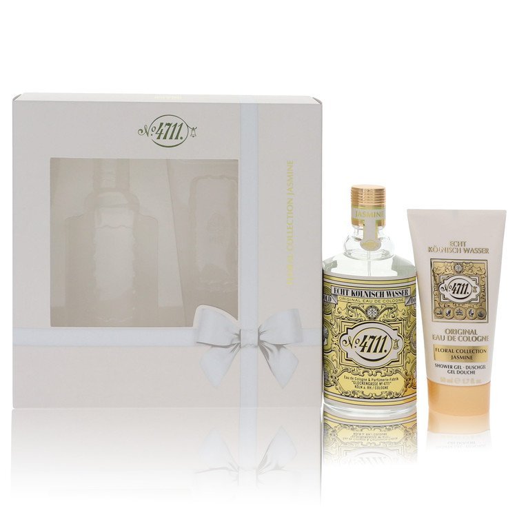 4711 Floral Collection Jasmine by 4711 Gift Set (Unisex) -- 3.4 oz Eau De Cologne Sprfay + 1.7 oz Shower Gel for Women - Thesavour