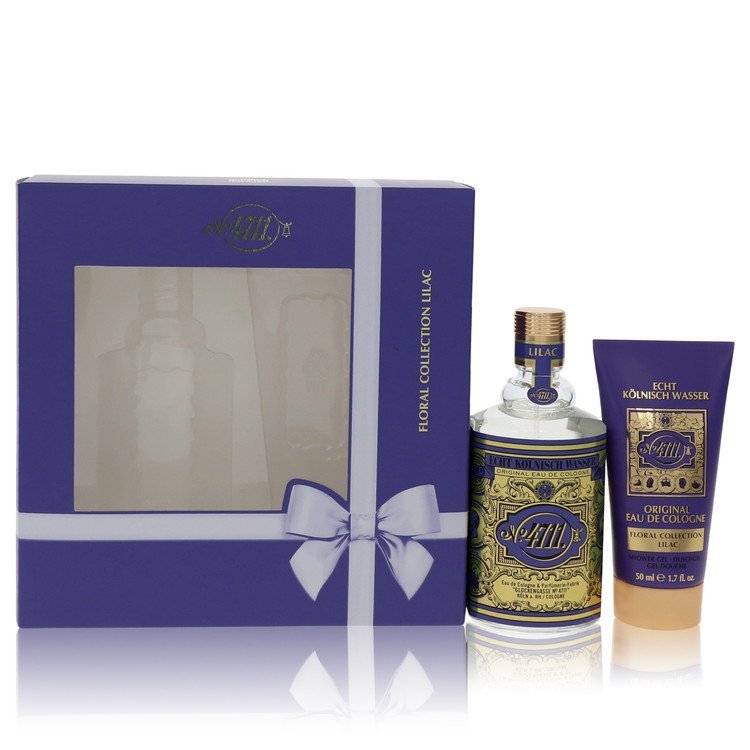 4711 Floral Collection Lilac by 4711 Gift Set (Unisex) -- 3.4 oz Eau De Cologne Spray + 1.7 oz Shower Gel for Women - Thesavour