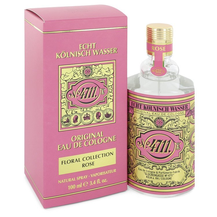 4711 Rose by 4711 Eau De Cologne Spray (Unisex) 3.4 oz for Men - Thesavour