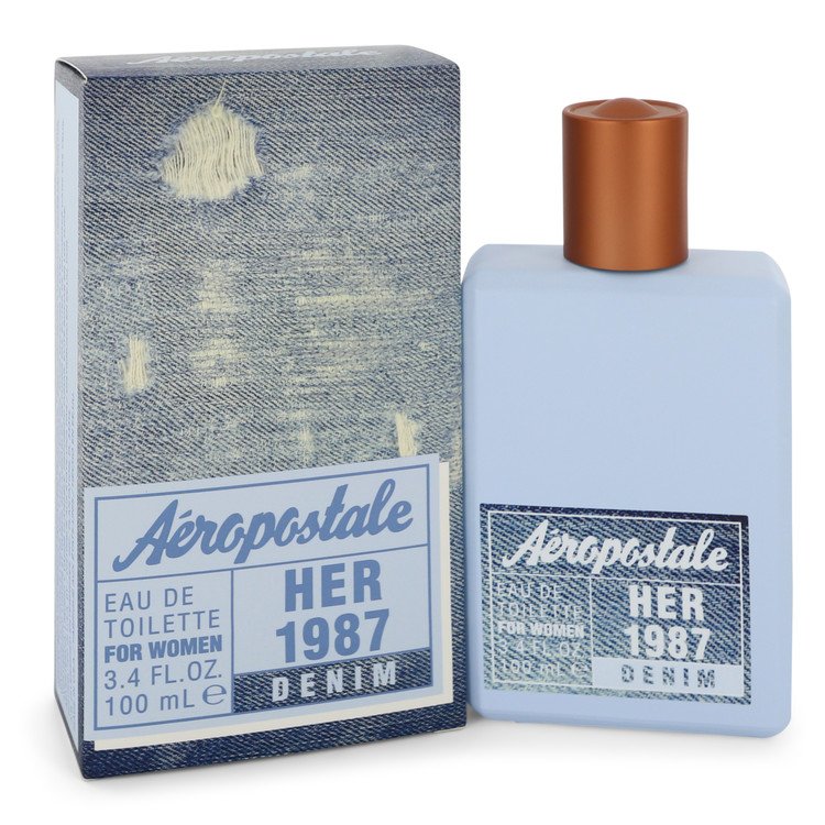 Aeropostale Her 1987 Denim by Aeropostale Eau De Toilette Spray 3.4 oz for Women - Thesavour