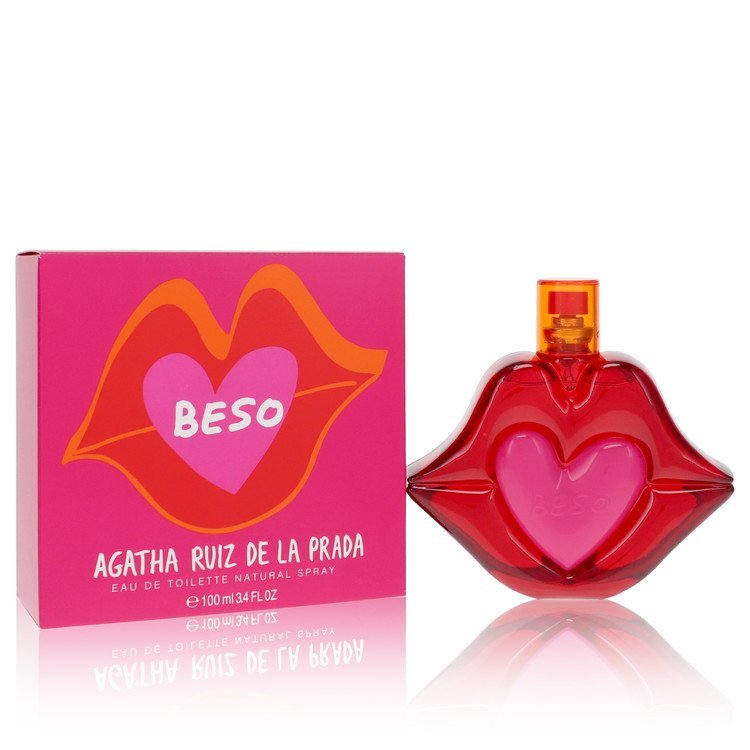 Agatha Ruiz De La Prada Beso by Agatha Ruiz De La Prada Eau De Toilette Spray 3.4 oz for Women - Thesavour