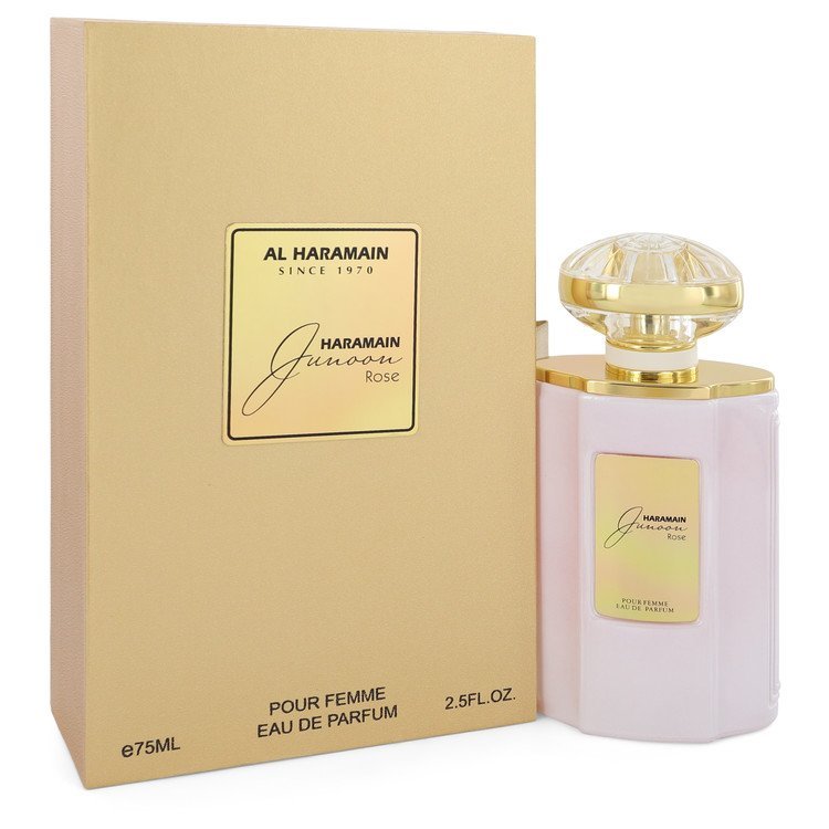 Al Haramain Junoon Rose by Al Haramain Eau De Parfum, Spray 2.5 oz for Women - Thesavour