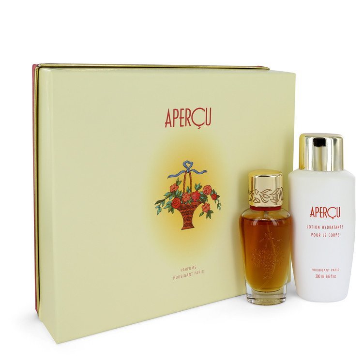 APERCU by Houbigant Gift Set -- 1.7 oz Eau De Toilette Spray + 6.7 oz Body Lotion for Women - Thesavour