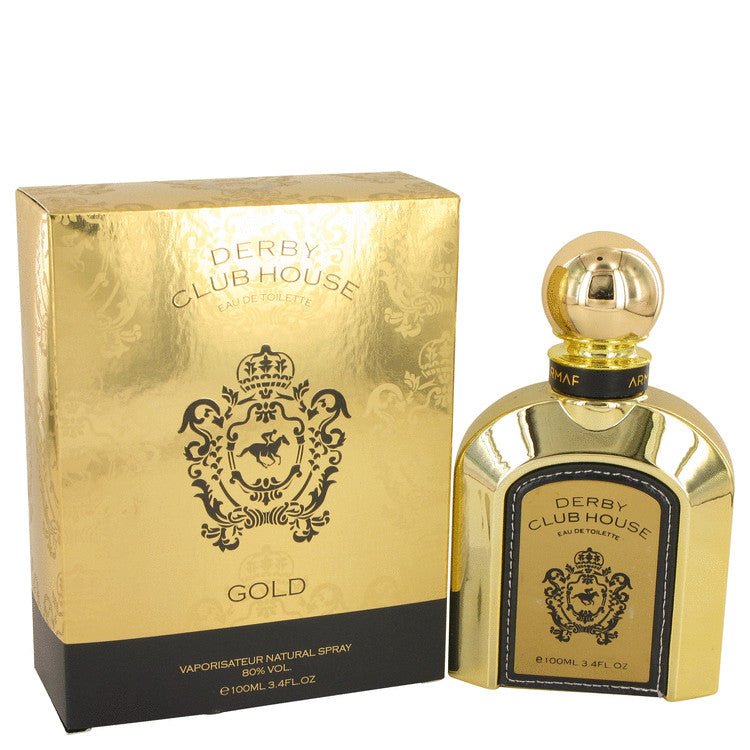 Armaf Derby Club House Gold by Armaf Eau De Toilette Spray 3.4 oz for Men - Thesavour