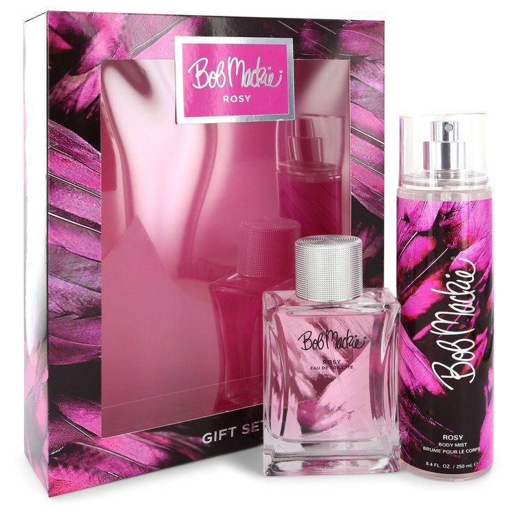 Bob Mackie Rosy by Bob Mackie Gift Set -- 3.4 oz. Eau De Toilette Spray + 8.4 oz Body Mist for Women - Thesavour