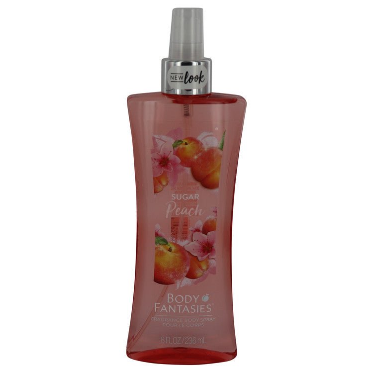 Body Fantasies Signature Sugar Peach by Parfums De Coeur Body Spray 8 oz for Women - Thesavour