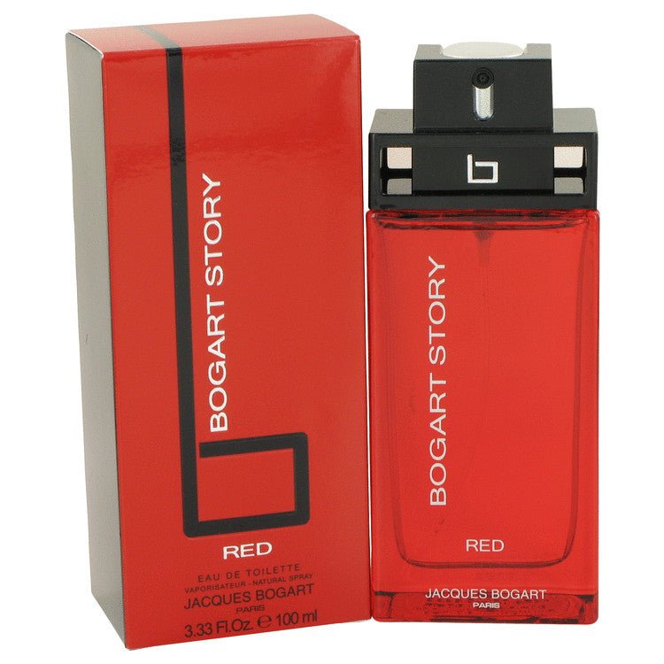 Bogart Story Red by Jacques Bogart Eau De Toilette Spray 3.4 oz for Men - Thesavour