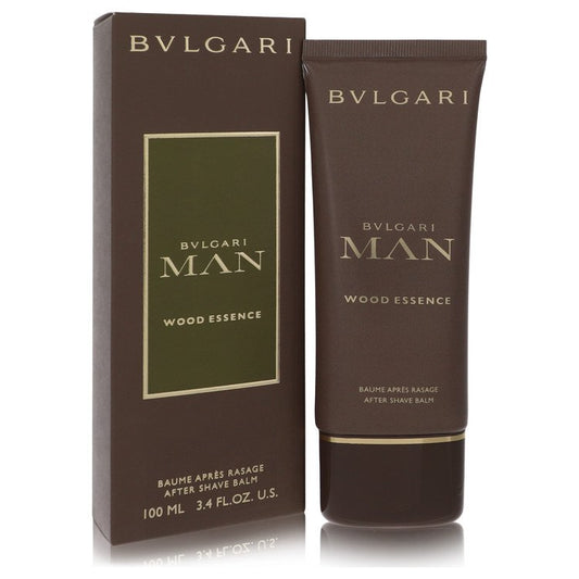 Bvlgari Man Wood Essence by Bvlgari After Shave Balm 3.4 oz for Men - Thesavour