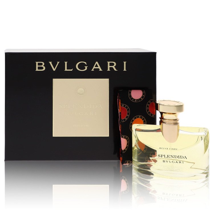 Bvlgari Splendida Iris D'or by Bvlgari Gift Set -- 3.4 oz Eau De Parfum Spray + Silk Bandeau for Women - Thesavour