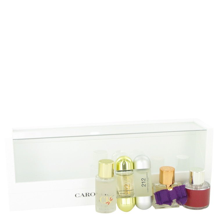 CH Carolina Herrera by Carolina Herrera Gift Set -- Mini Set includes 212, 212 VIP, CH, CH Eau De Parfum Sublime, and CH L'eau in beautiful gift box. for Women - Thesavour