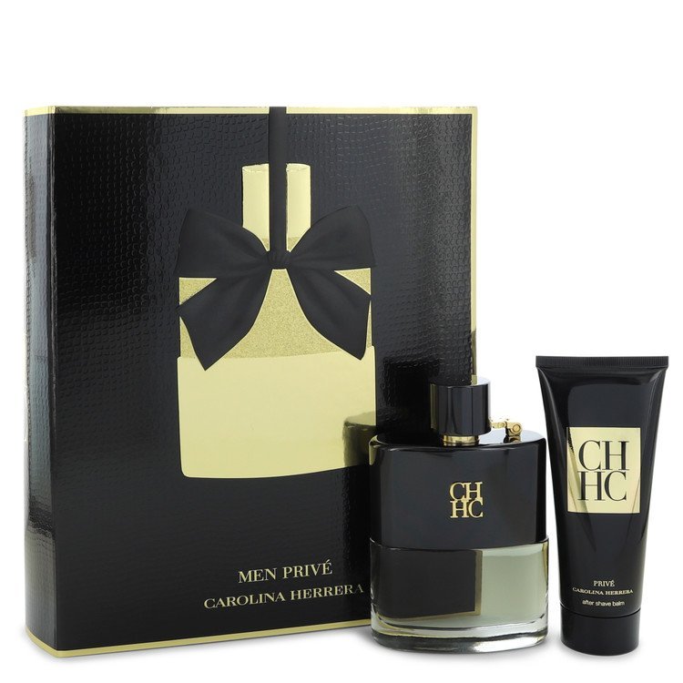 CH Prive by Carolina Herrera Gift Set -- 3.4 oz Eau De Toilette Spray + 3.4 oz After Shave Balm for Men - Thesavour