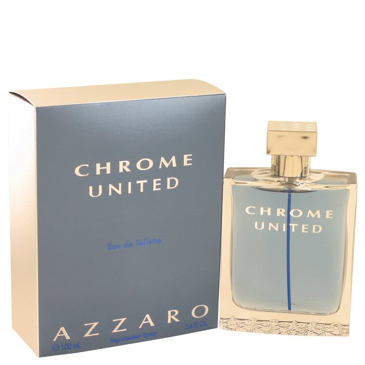 Chrome United by Azzaro Eau De Toilette Spray for Men - Thesavour