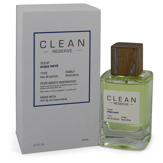 Clean Reserve Acqua Neroli by Clean Eau De Parfum Spray 3.4 oz for Women - Thesavour