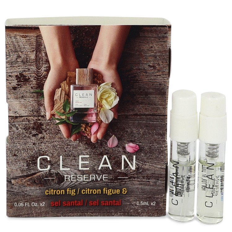 Clean Reserve Citron Fig by Clean Vial Set Includes Citron Fig and Sel Santal .05 oz for Women - Thesavour