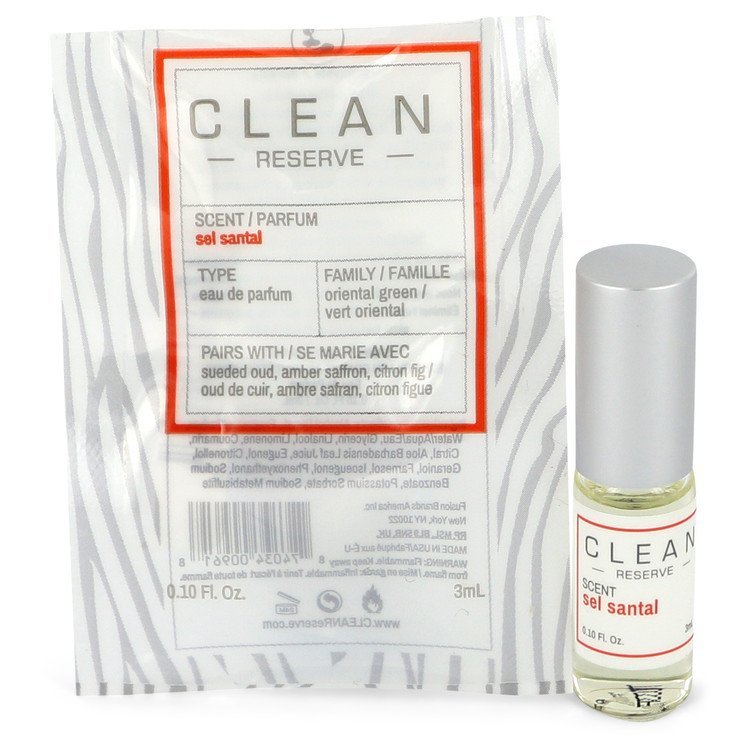 Clean Reserve Sel Santal by Clean Mini EDP Rollerball .10 oz for Women - Thesavour