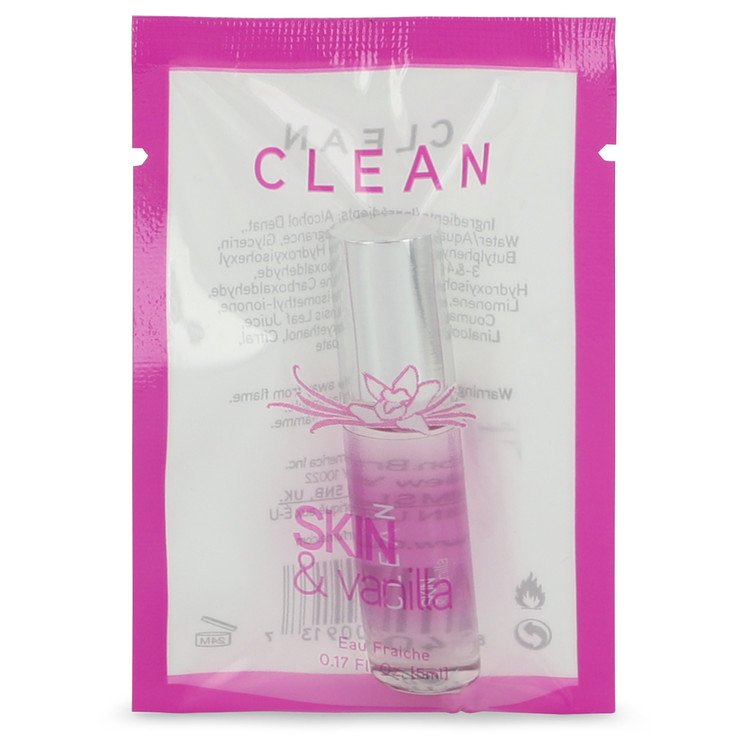 Clean Skin and Vanilla by Clean Mini Eau Frachie .17 oz for Women - Thesavour