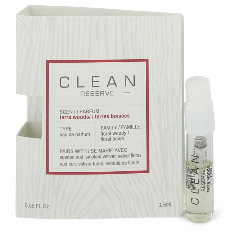 Clean Terra Woods Reserve Blend by Clean Vial (sample) .05 oz for Women - Thesavour