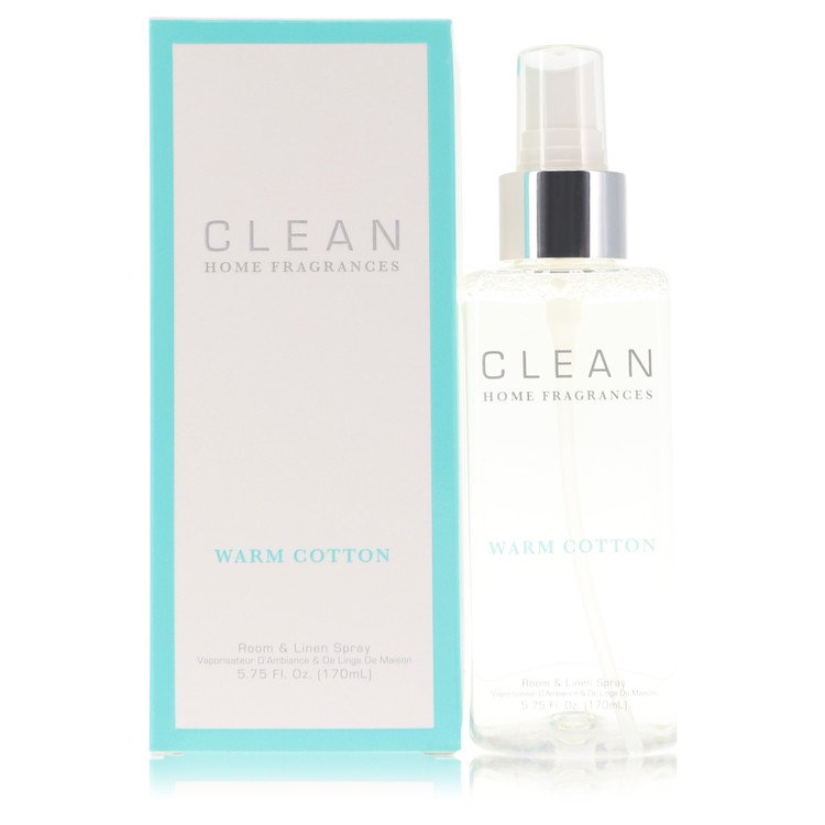 Clean Warm Cotton by Clean Room & Linen Spray 5.75 oz for Women - Thesavour