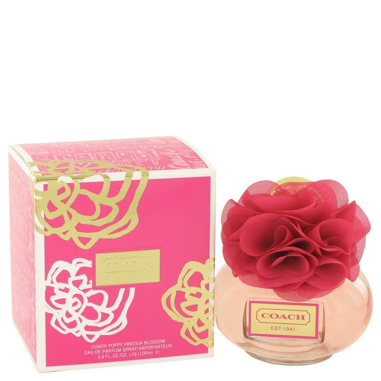 Coach Poppy Freesia Blossom by Coach Eau De Parfum Spray 3.4 oz for Women - Thesavour