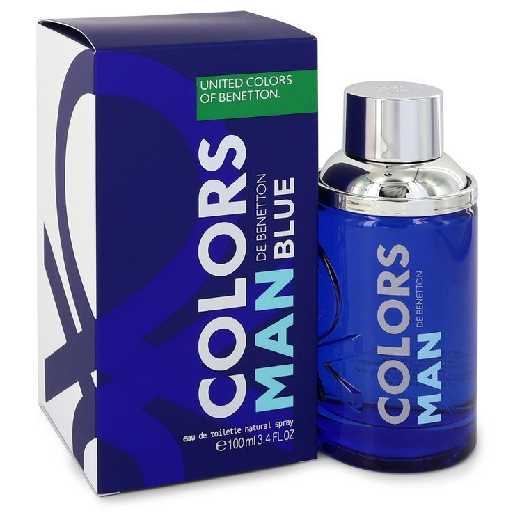 Colors De Benetton Blue by Benetton Eau De Toilette Spray 3.4 oz for Men - Thesavour