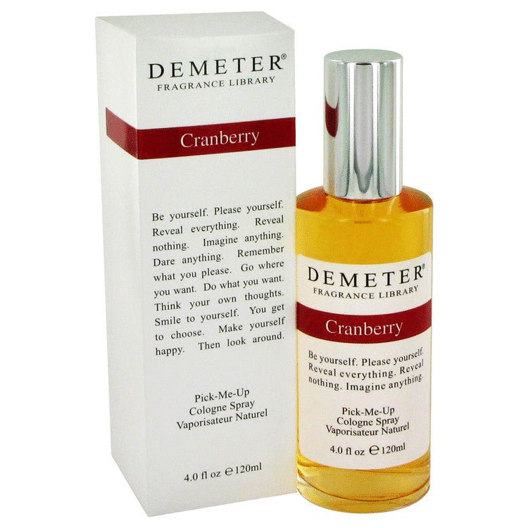 Demeter Cranberry by Demeter Cologne Spray 4 oz for Women - Thesavour