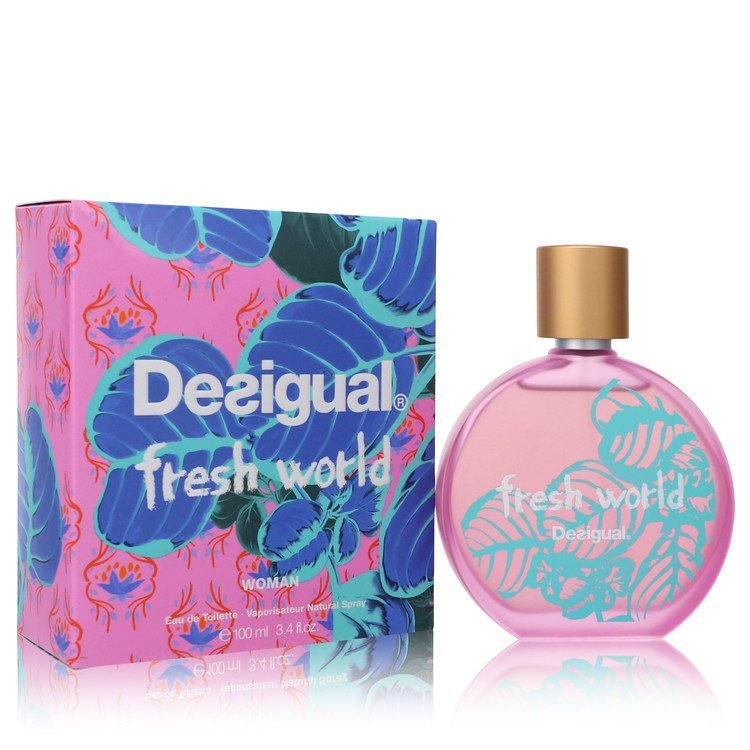 Desigual Fresh World by Desigual Eau De Toilette Spray 3.4 oz for Women - Thesavour