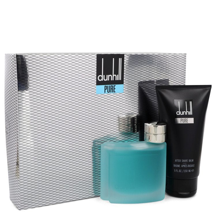 Dunhill Pure by Alfred Dunhill Gift Set -- 2.5 oz Eau De Toilette Spray + 5 oz After Shave Balm for Men - Thesavour