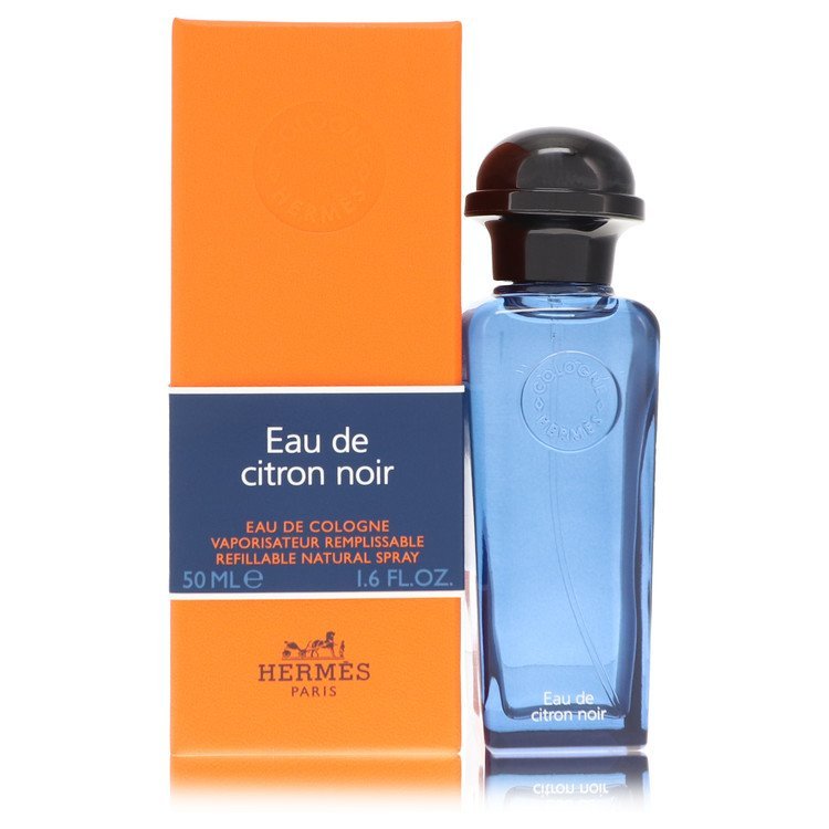 Eau De Citron Noir by Hermes Eau De Cologne Refillable Spray 1.6 oz for Men - Thesavour