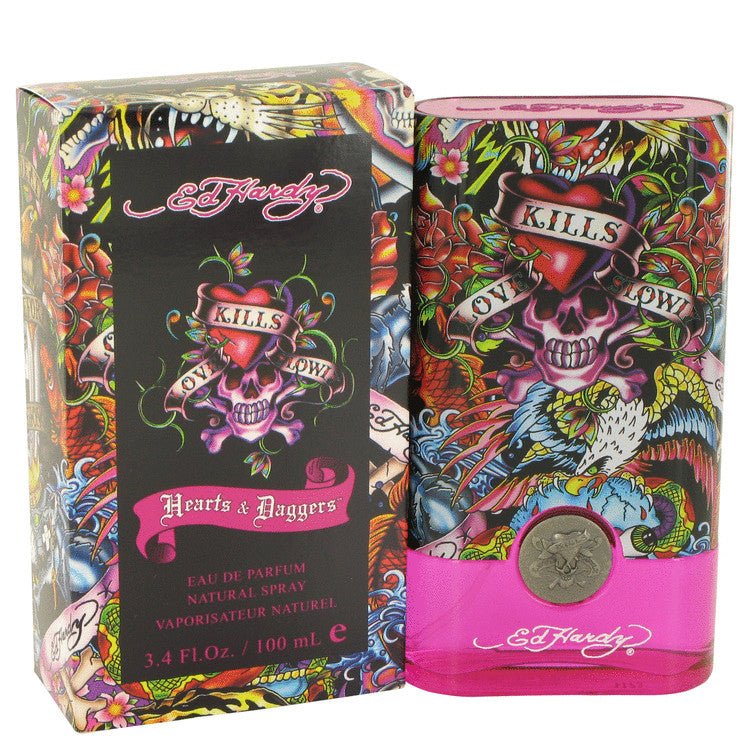 Ed Hardy Hearts & Daggers by Christian Audigier Eau De Parfum Spray for Women - Thesavour