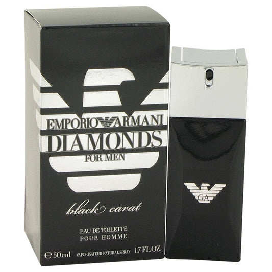 Emporio Armani Diamonds Black Carat by Giorgio Armani Eau De Toilette Spray 1.7 oz for Men - Thesavour