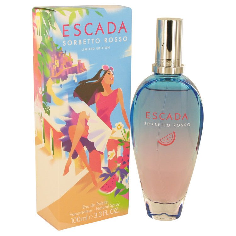 Escada Sorbetto Rosso by Escada Eau De Toilette Spray 3.3 oz for Women - Thesavour