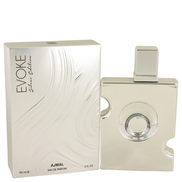 Evoke Silver Edition by Ajmal Eau De Parfum Spray 3 oz for Men - Thesavour