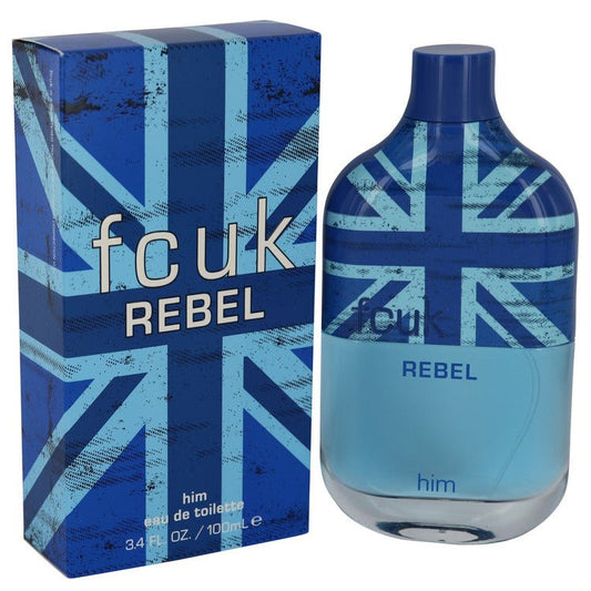 FCUK Rebel by French Connection Eau De Toilette Spray 3.4 oz for Men - Thesavour