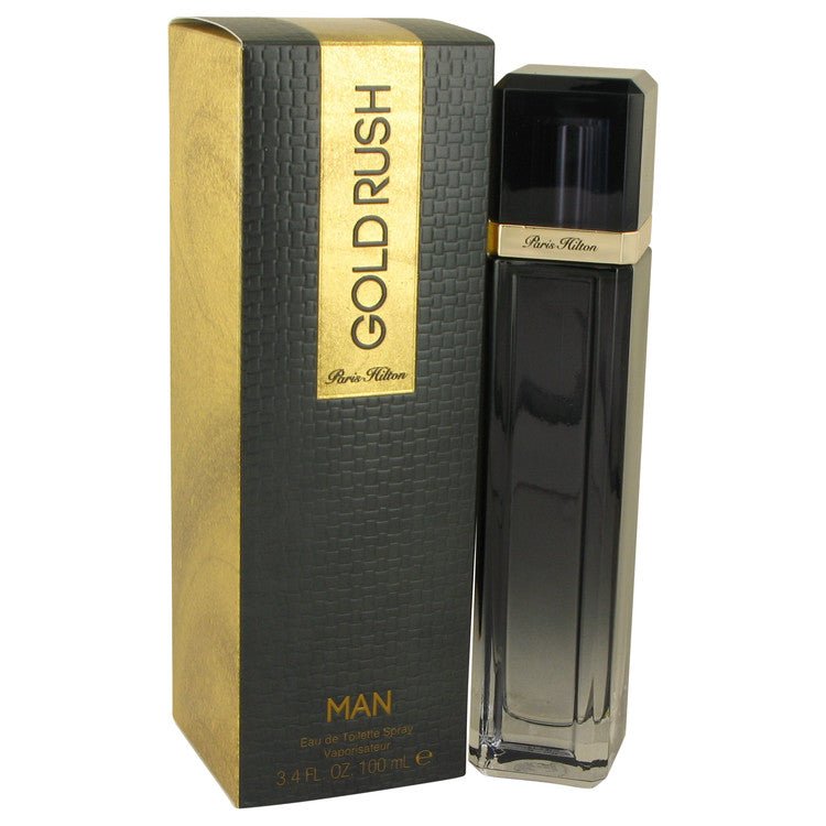 Gold Rush by Paris Hilton Eau De Toilette Spray 3.4 oz for Men - Thesavour